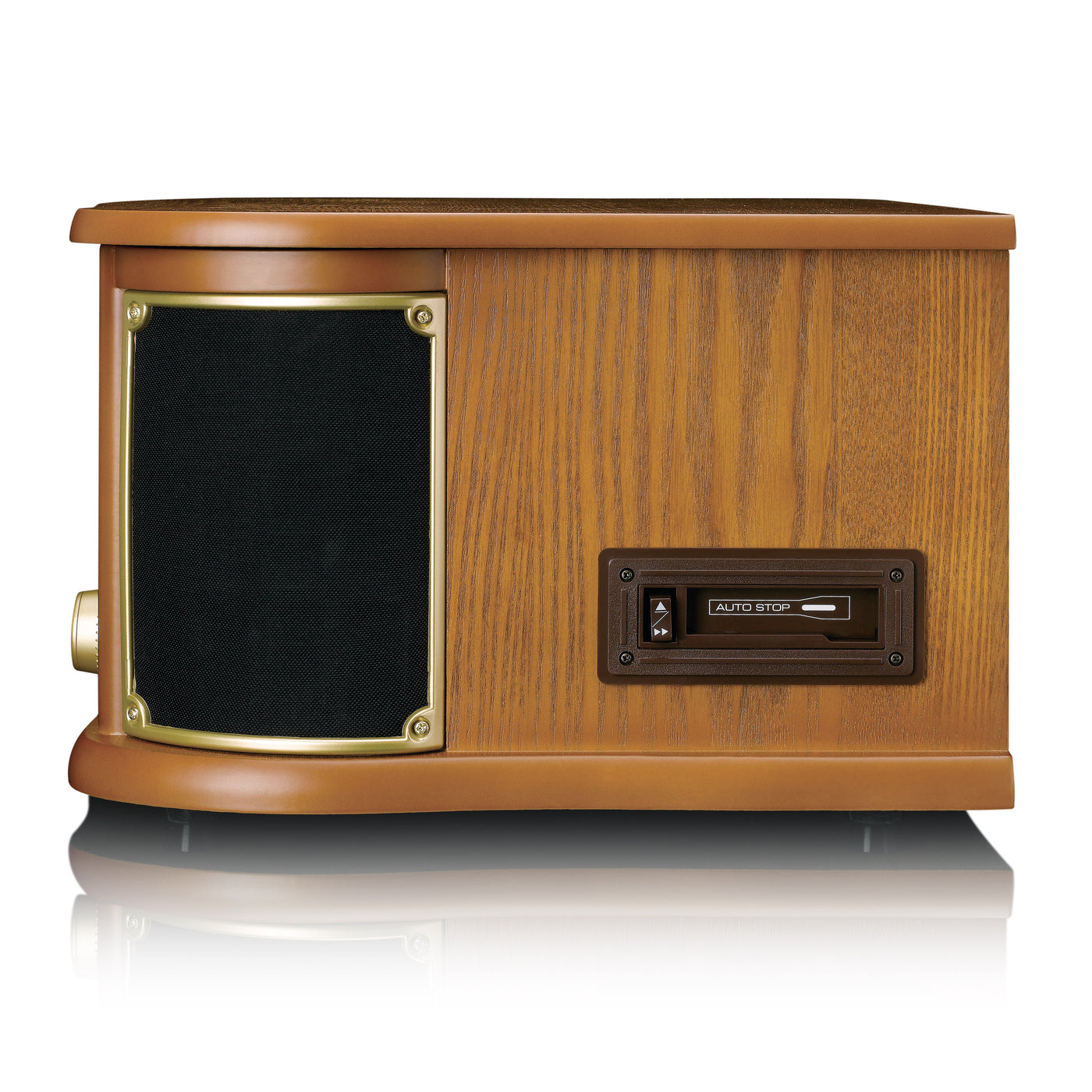 Classic Phono TCD-2571WD - Platine vinyle rétro en bois avec Bluetooth®, radio DAB+/FM, encodage USB, lecteur CD, lecteur de cassette et haut-parleurs intégrés - Bois