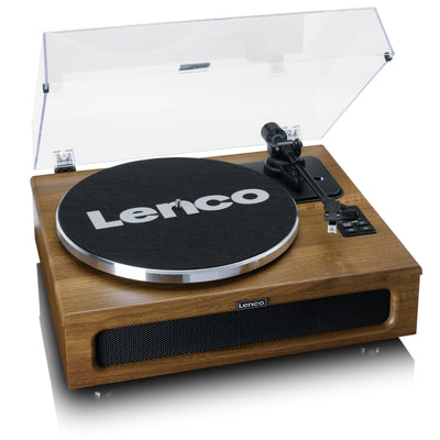 Lenco LS-410WA - Platine vinyle avec 4 haut-parleurs - Bois