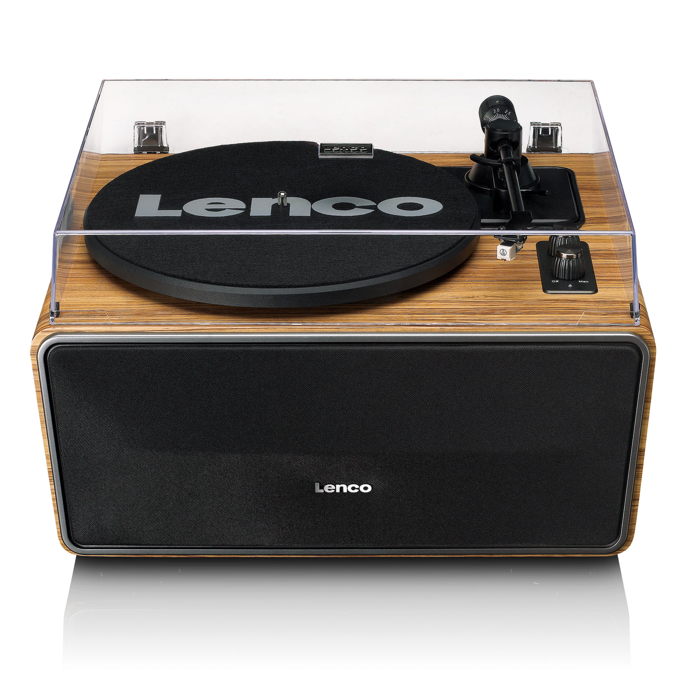 Lenco LS-570OK - Platine vinyle avec haut-parleurs intégrés et Bluetooth® - Platine vinyle sur pieds - Chêne