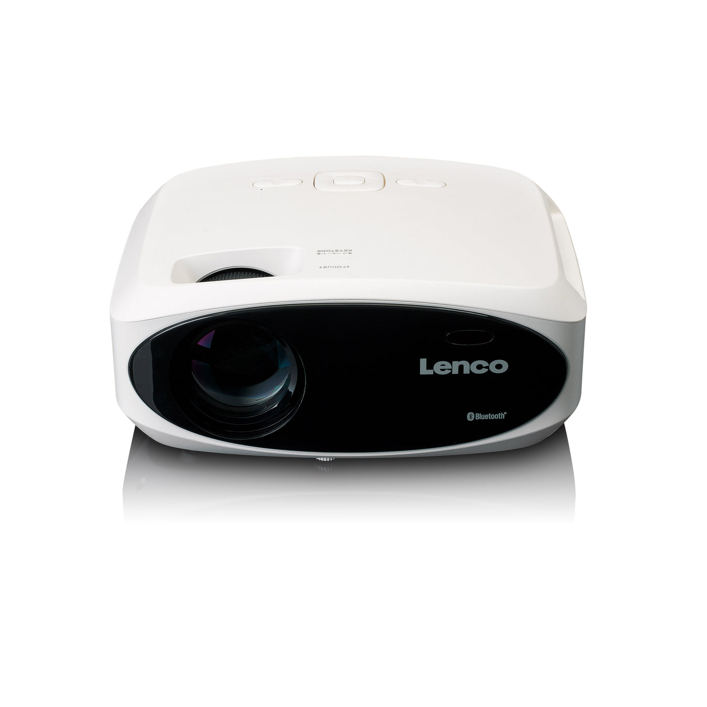 Lenco LPJ-900WH - Projecteur Full HD, lumineux et net avec 250 Lumens, 510cm de projection - Blanc