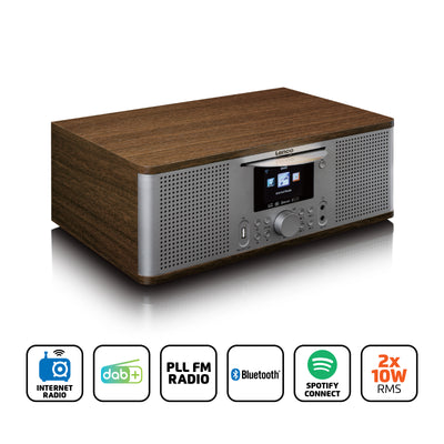 Lenco DIR-270WD - Radio avec internet, DAB, FM, CD et Bluetooth®