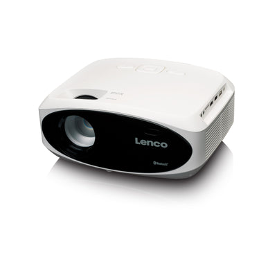 Lenco LPJ-900WH - Projecteur Full HD, lumineux et net avec 250 Lumens, 510cm de projection - Blanc