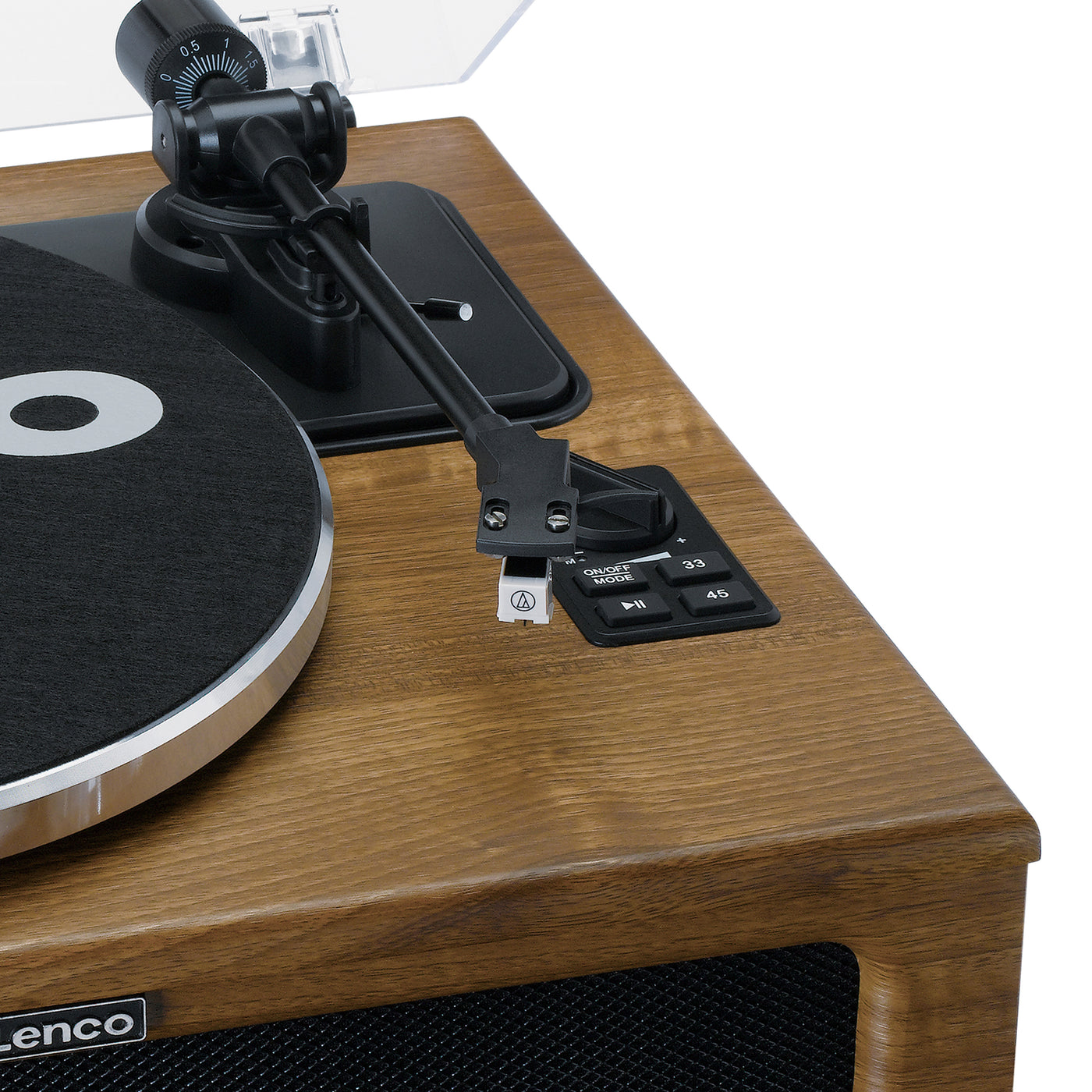 Lenco LS-410WA - Platine vinyle avec 4 haut-parleurs - Bois