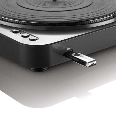 Lenco LBT-120BK - Platine vinyle avec enregistreur USB et Bluetooth® - Noir