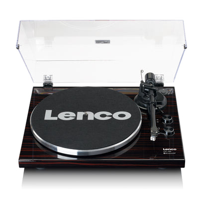 Lenco LBT-288WA - Platine avec transmission Bluetooth®, marron foncé