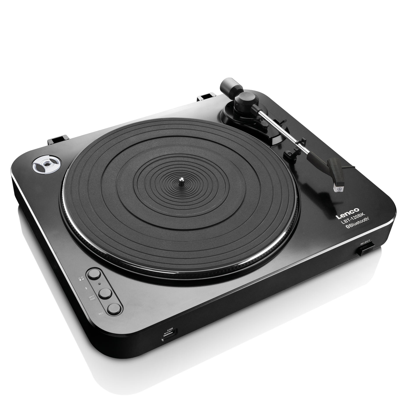 Lenco LBT-120BK - Platine vinyle avec enregistreur USB et Bluetooth® - Noir