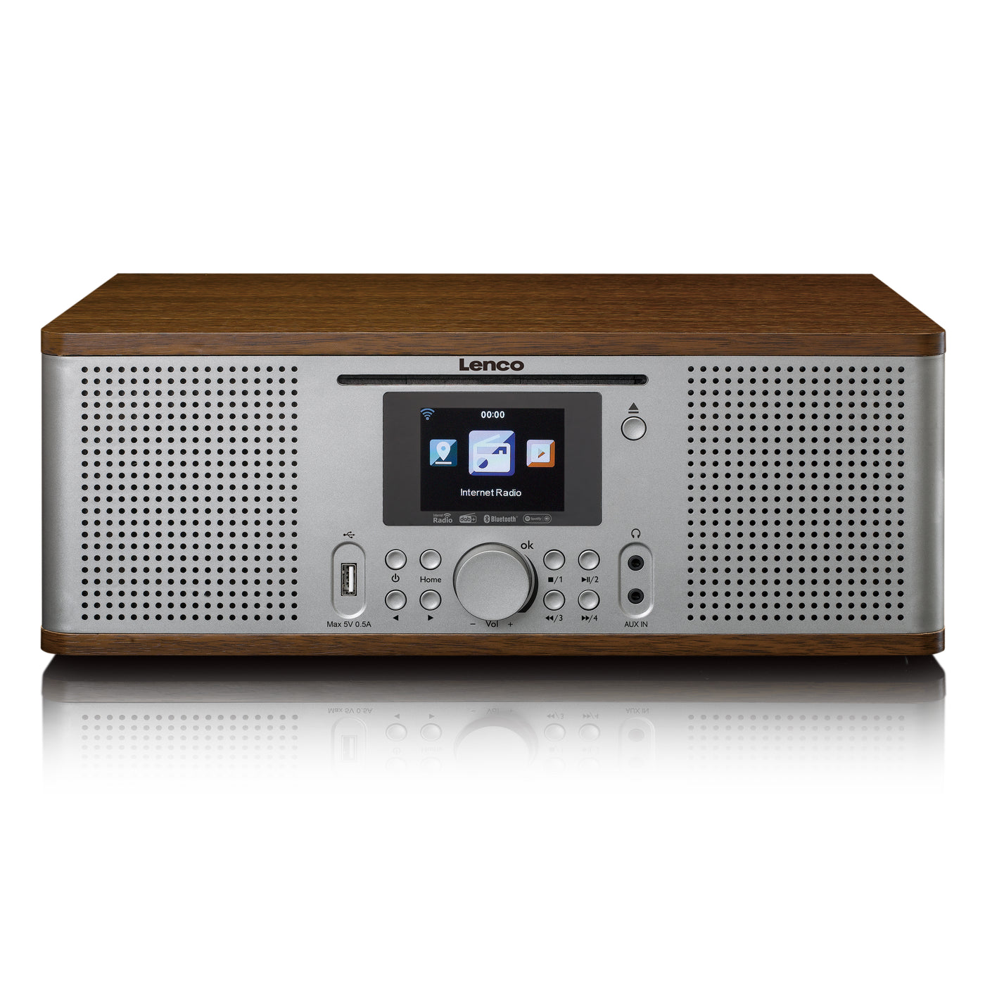 Lenco DIR-270WD - Radio avec internet, DAB, FM, CD et Bluetooth®