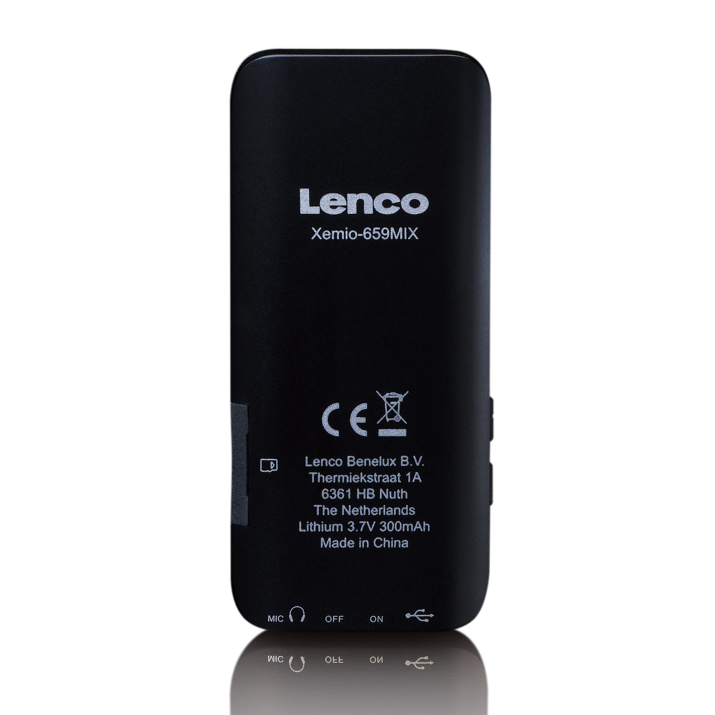 Lenco Xemio-659BU - Lecteur MP3/MP4 avec carte micro SD de 4 Go, bleu