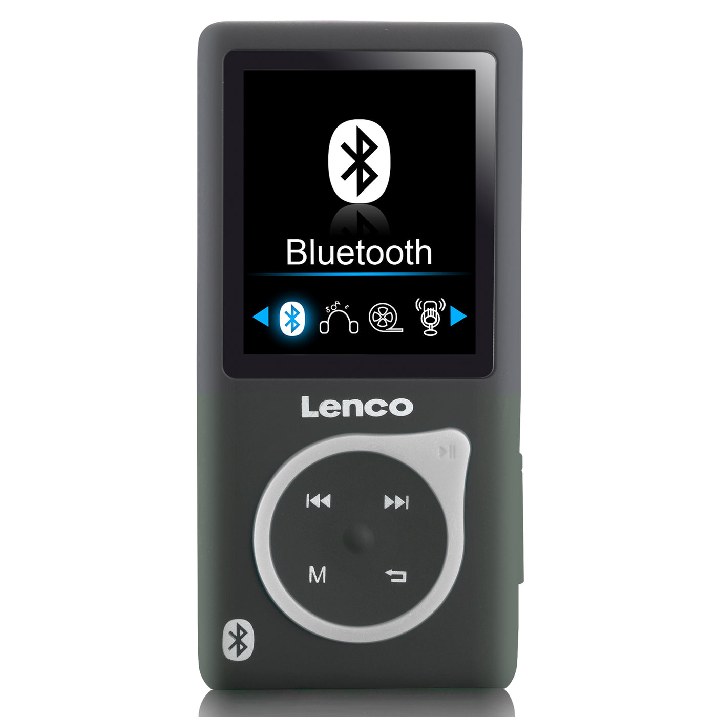 Lenco XEMIO-768 Grey - Lecteur MP3/MP4 avec Bluetooth® et carte micro SD de 8 Go - Gris