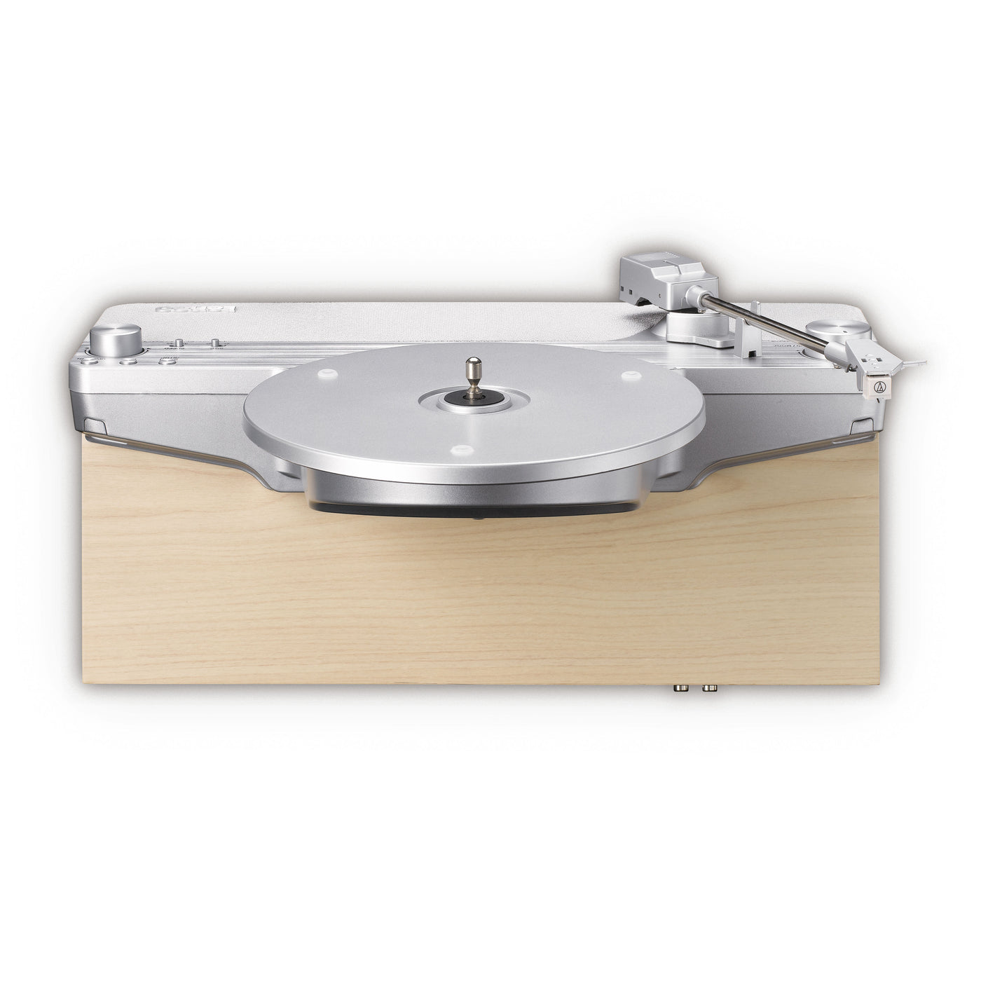 Lenco LSA-071SI - Platine vinyle verticale entièrement automatique avec haut-parleurs intégrés et Bluetooth® - Argent