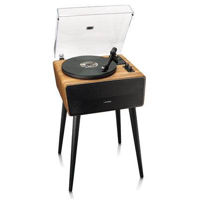 Lenco LS-570OK - Platine vinyle avec haut-parleurs intégrés et Bluetooth® - Platine vinyle sur pieds - Chêne