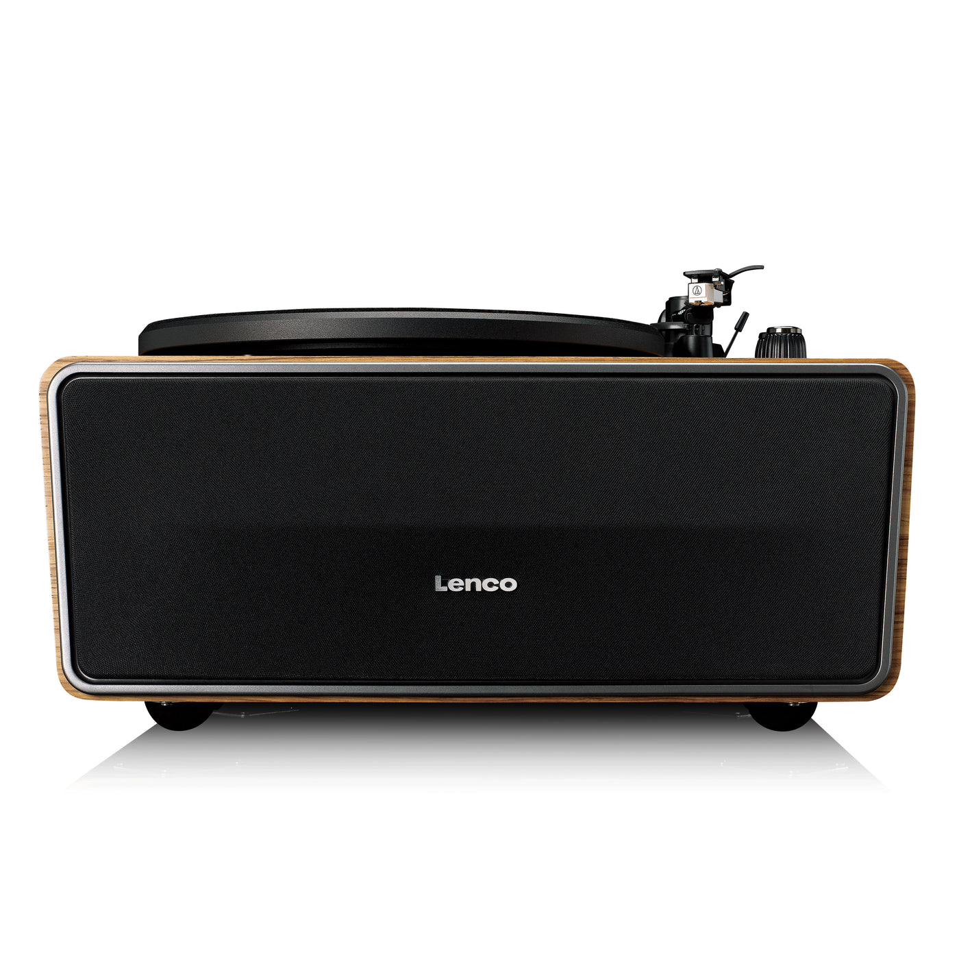 Lenco LS-570OK - Platine vinyle avec haut-parleurs intégrés et Bluetooth® - Platine vinyle sur pieds - Chêne