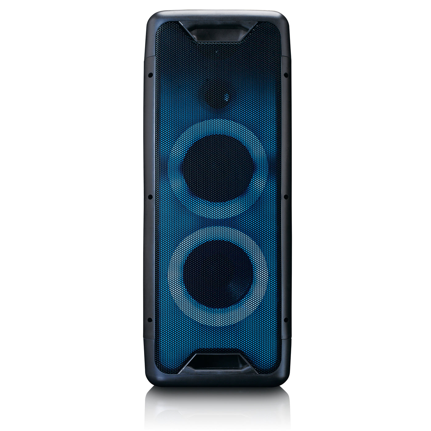 Lenco PA-200BK - Enceinte avec jeu de lumières frontal, fonction TW