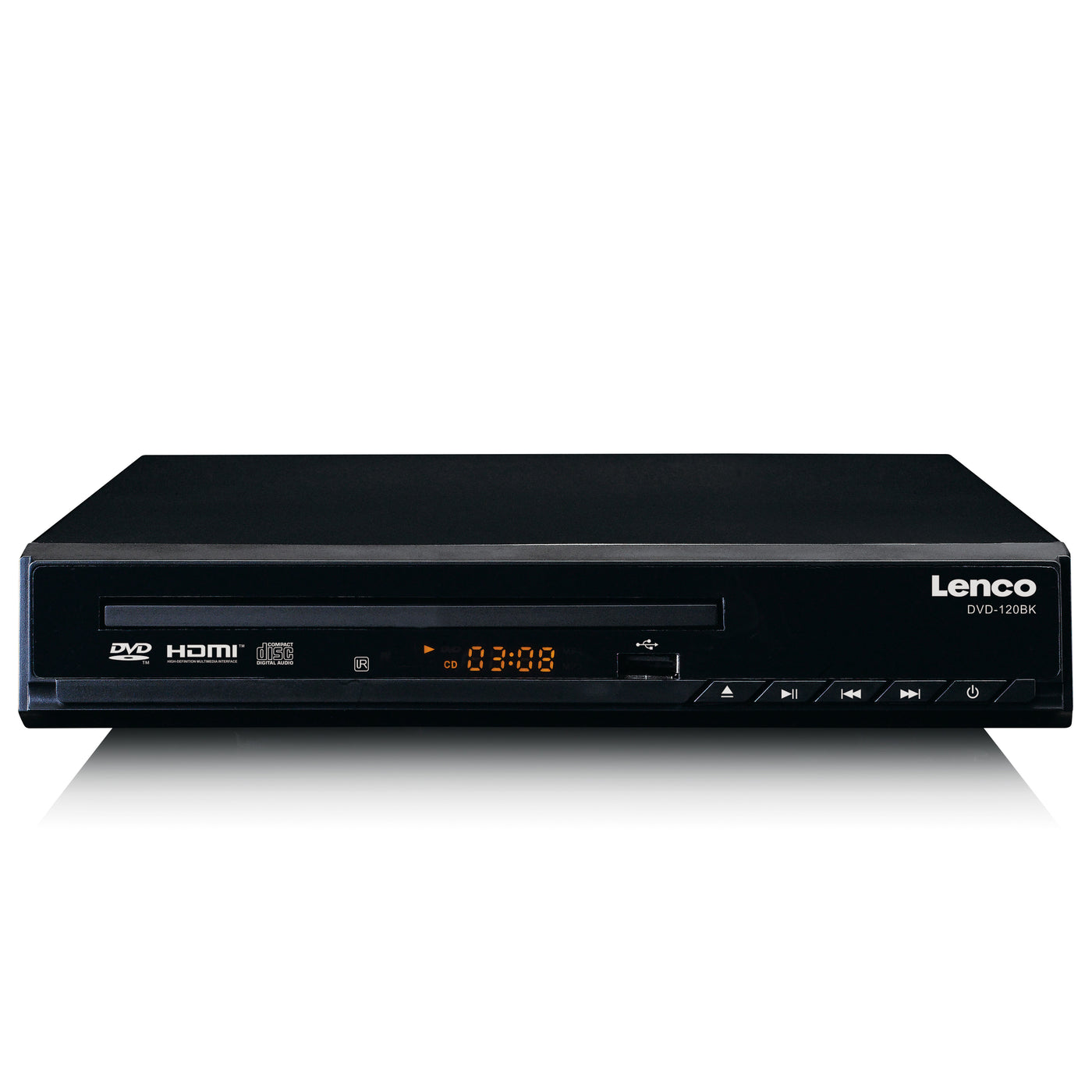 Lenco DVD-120BK - Lecteur DVD avec HDMI et télécommande