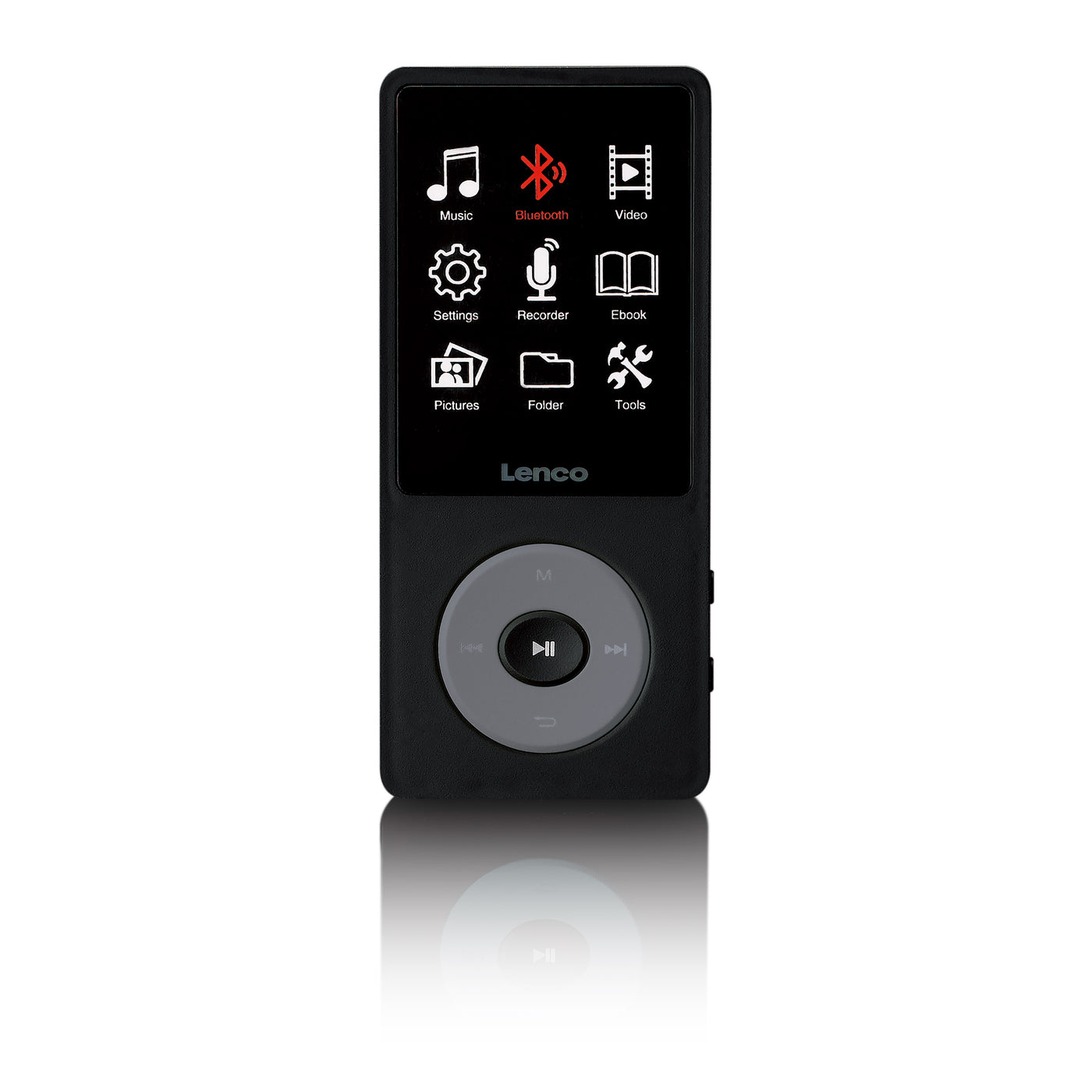 Lenco Xemio-860BK - Lecteur MP3/MP4 avec Bluetooth® et mémoire interne de 8 Go - Noir