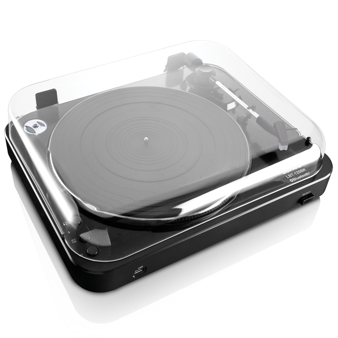 Lenco LBT-120BK - Platine vinyle avec enregistreur USB et Bluetooth® - Noir